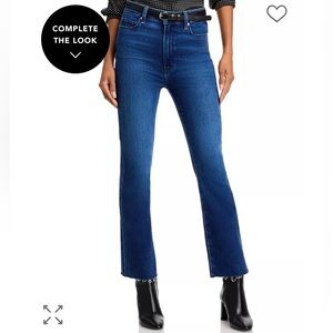 Paige Claudine High Rise Ankle Flare Jeans - Blue